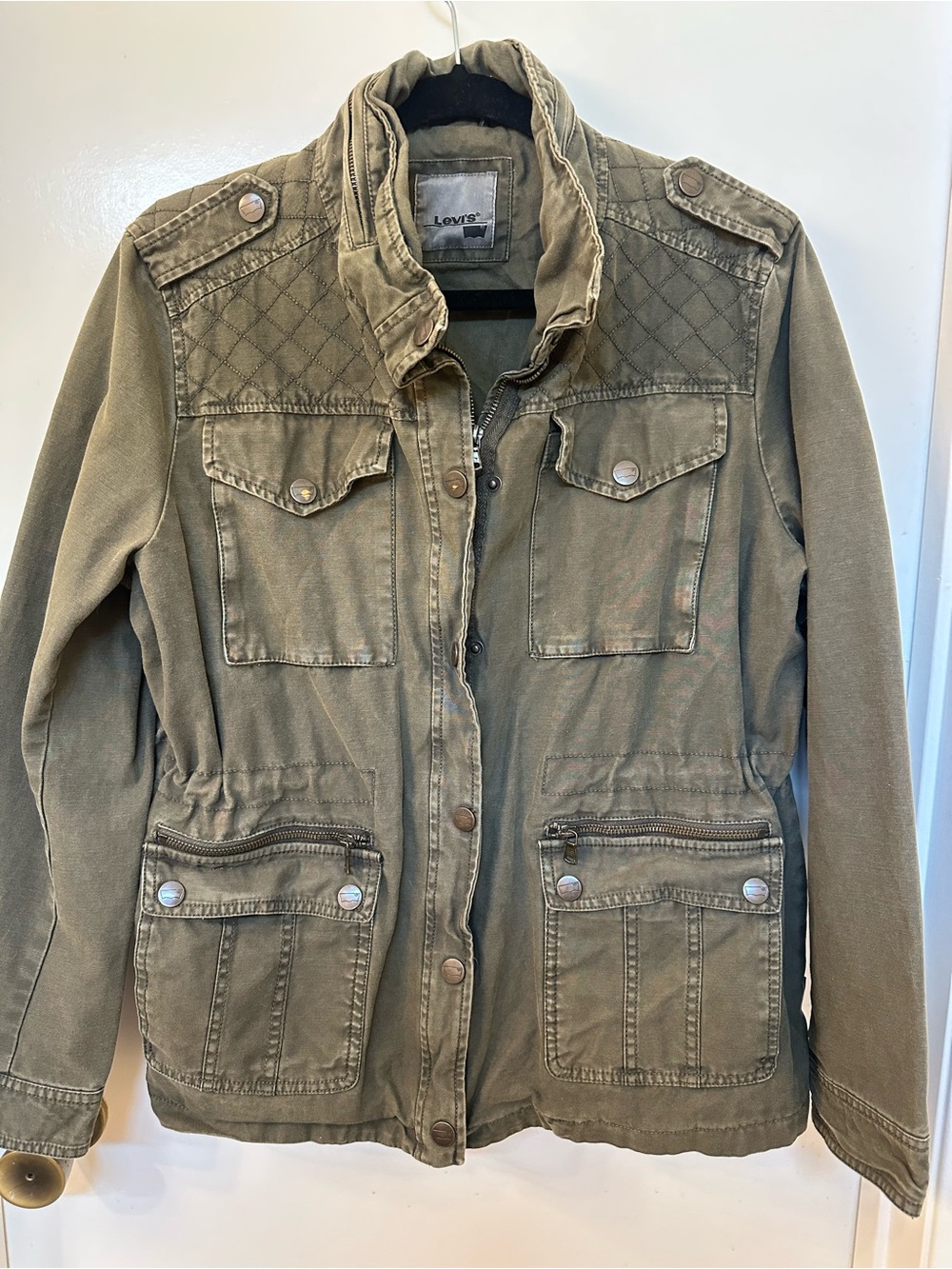 Levi's Olive Green Military Field Jacket